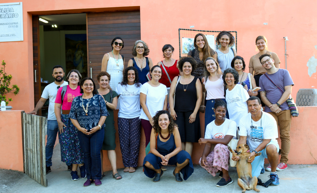 SESC participants with Vila Autódromo leaders. Photo by Luiza de Andrade