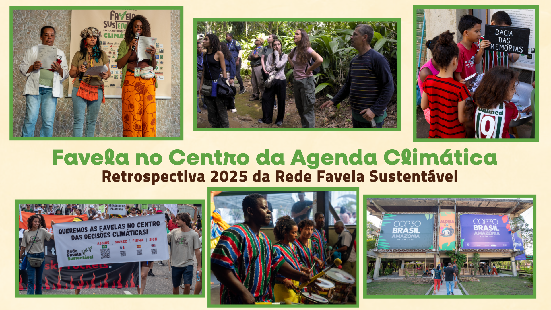Favela no Centro da Agenda Climática: Vídeo Retrospectivo de 2025 na Rede Favela Sustentável